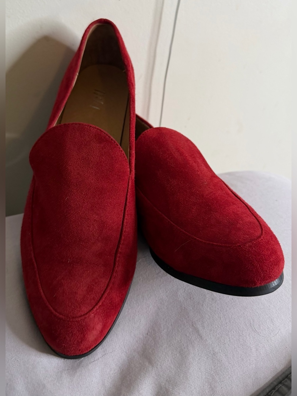 J. Jill Red Suede Women's Loafers